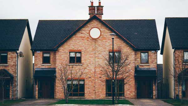 Brick exterior houses