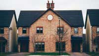 Brick exterior houses